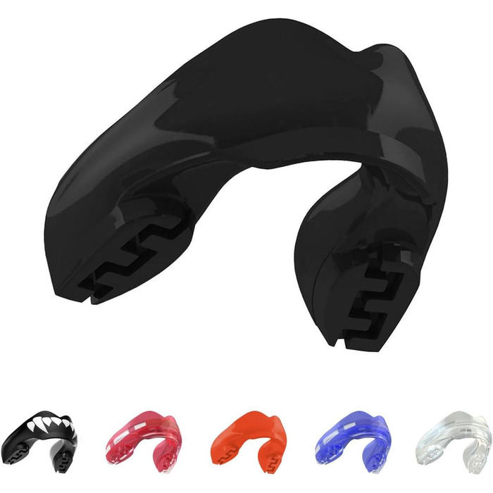 Захист для зубів SafeJawz Sport для брекетів, універсальний розмір, чорний