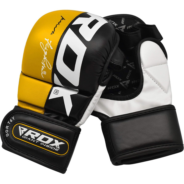 RDX рукавички для MMA, спарингів та бойових мистецтв, відкриті, вентильовані, для чоловіків і жінок