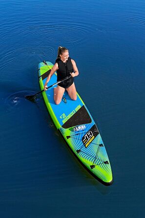 Надувна SUP-дошка Bestway Hydro-Force Touring Aqua Excursion 381×79×15 см, комплект для серфінгу
