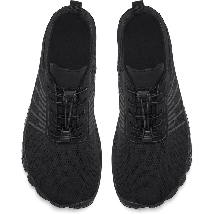 Водні черевики Raqua для плавання та відпочинку на пляжі - чорні (44 EU, Wz1112)