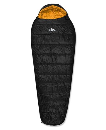 Спальний мішок iClimb 3M Thinsulate L (Чорний) - Ультралегкий, компактний, теплий, для кемпінгу, туризму та подорожей