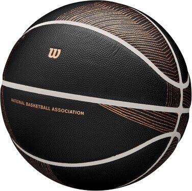 М'яч для баскетболу Wilson NBA Champagne Series, розмір 7, чорний/коричневий