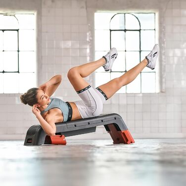 Фітнес платформа Reebok Deck червона (2021), універсальний степ для тренувань