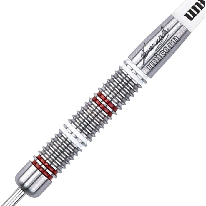 Дротики для дартсу Unicorn Steel Tip, Джеймс Вейд Silver Star, 80% вольфраму, 22г/24г