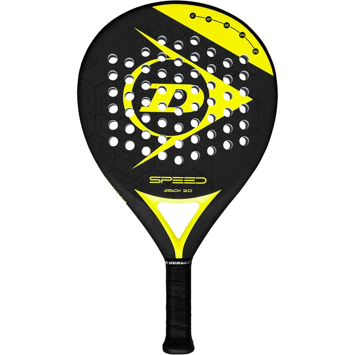 Бадмінтонні кросівки DUNLOP Speed Attack, універсальний розмір, чорні/жовті