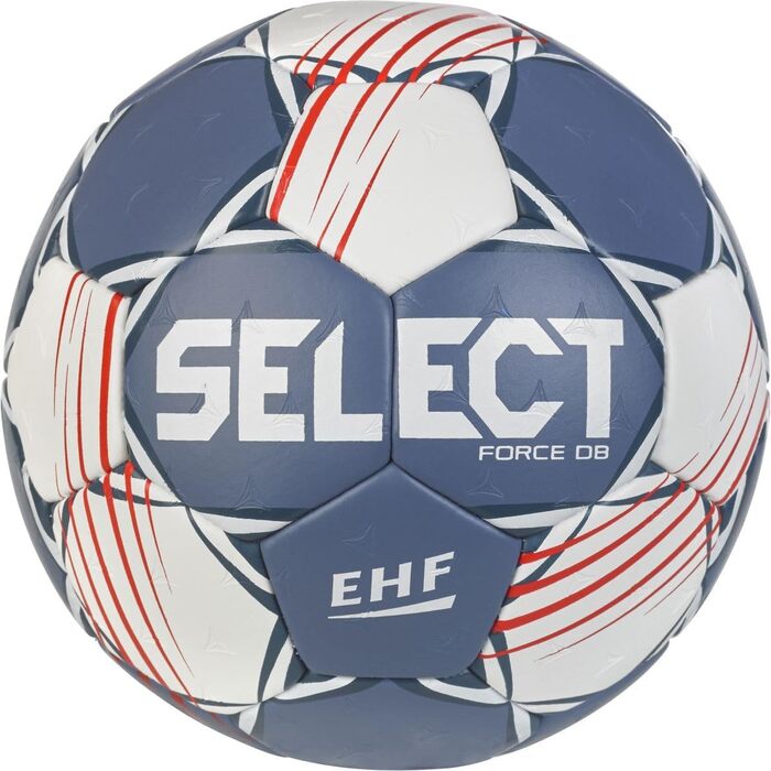 Гандбольний м'яч Select Handball Force DB v24, біло-сірий, розмір 2