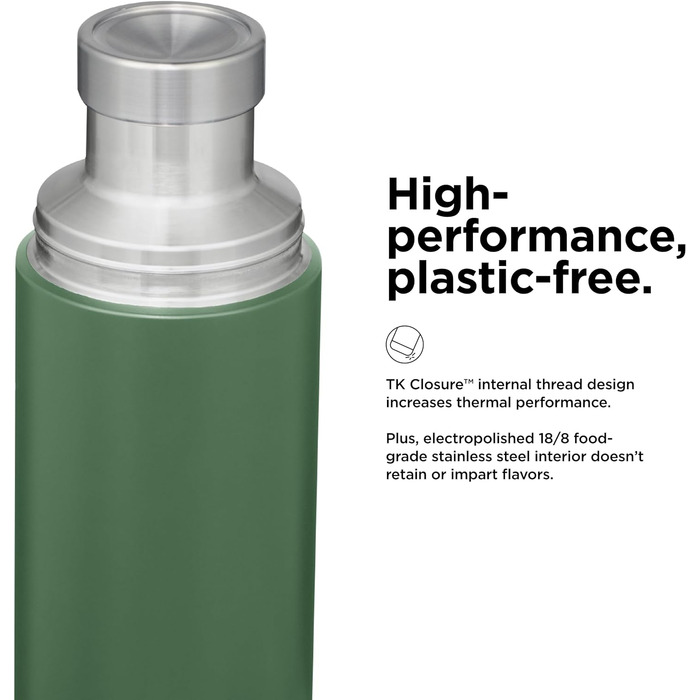 Термос Klean Kanteen TKPro-FW для напоїв, зелений, універсальний розмір