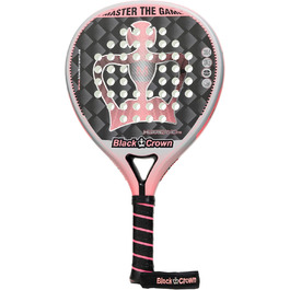 Плечовий ракетка для падел-тенісу Black Crown Hurricane 2.0, карбон, контроль, 355 г, Marrero