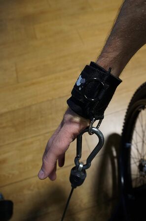 Ремінці з D-кільцем Active Hands, стандартний розмір, допоміжний аксесуар для спорту та реабілітації