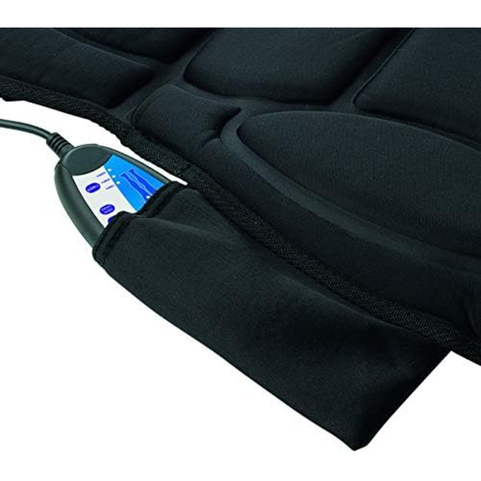 Масажне сидіння VITALmaxx з підігрівом для спини та шиї | Масажна підстилка, м'яка та комфортна для крісла чи крісла | 5 програм масажу з 4 різними типами масажу