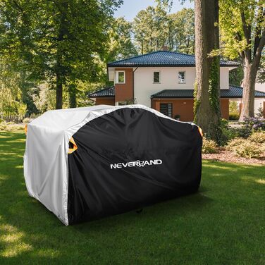 Водонепроникний чохол для квадроцикла Neverland Quad Abdeckplane XXXL (256x110x120 см) - Чорний, Срібний, Червоний
