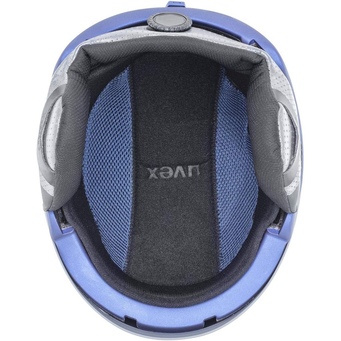 Лижний шолом Uvex Ultra Pro сірий/синій, унісекс, 55-59 см
