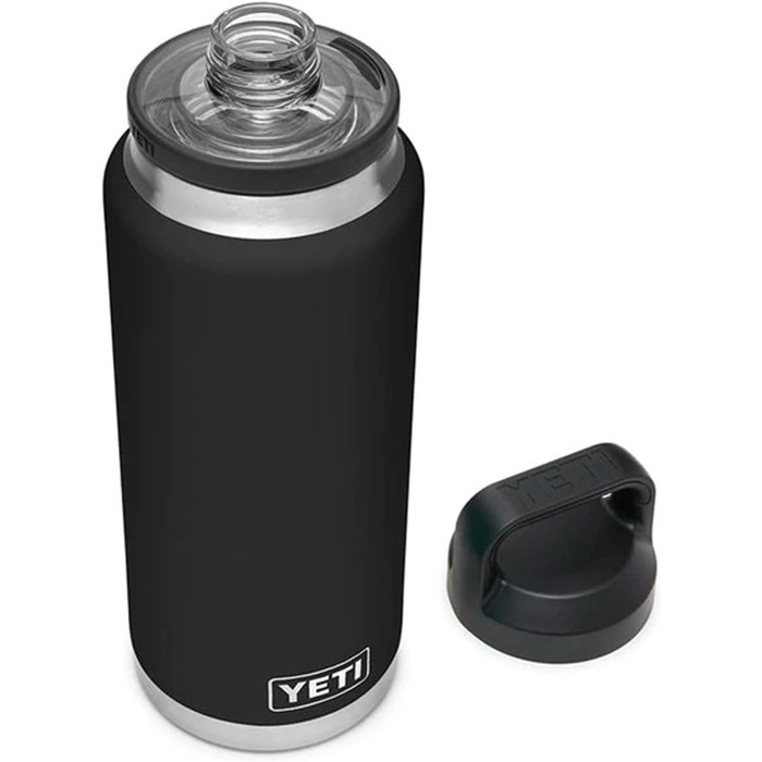 Термобутилка YETI Rambler з кришкою Chug, чорна, 1065 мл