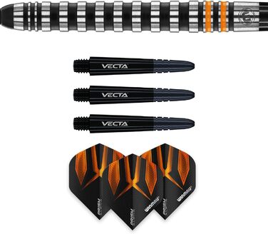 Дартс набір WINMAU Fury 18-20 г, вольфрамовий, Softip, з призмовими опереннями та Vecta-шафтами