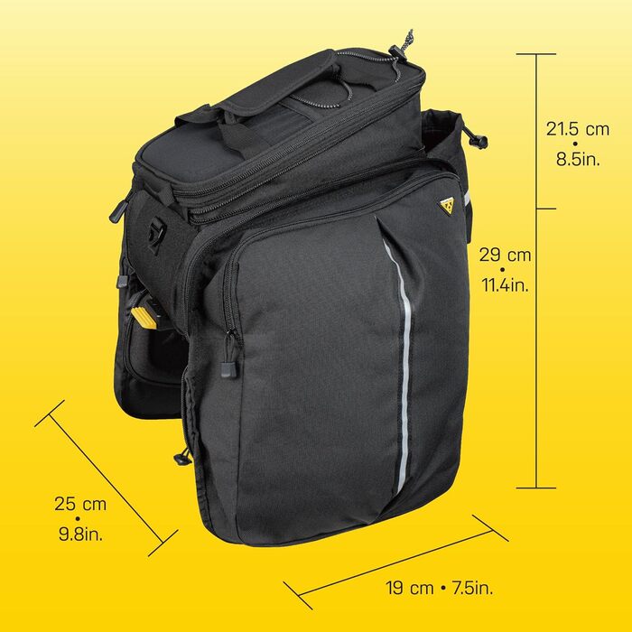 Сумка на багажник TOPEAK MTX Trunk Bag DX, 12,3 л, 36x25x29 см, велосипедна