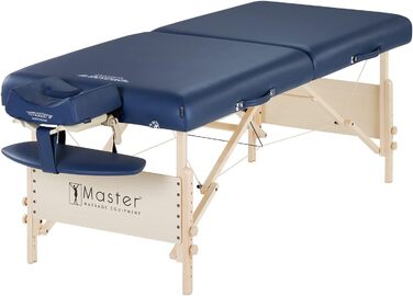 Масажний стіл Master Massage Coronado 76 см, складаний, портативний, для терапії, косметології, синій