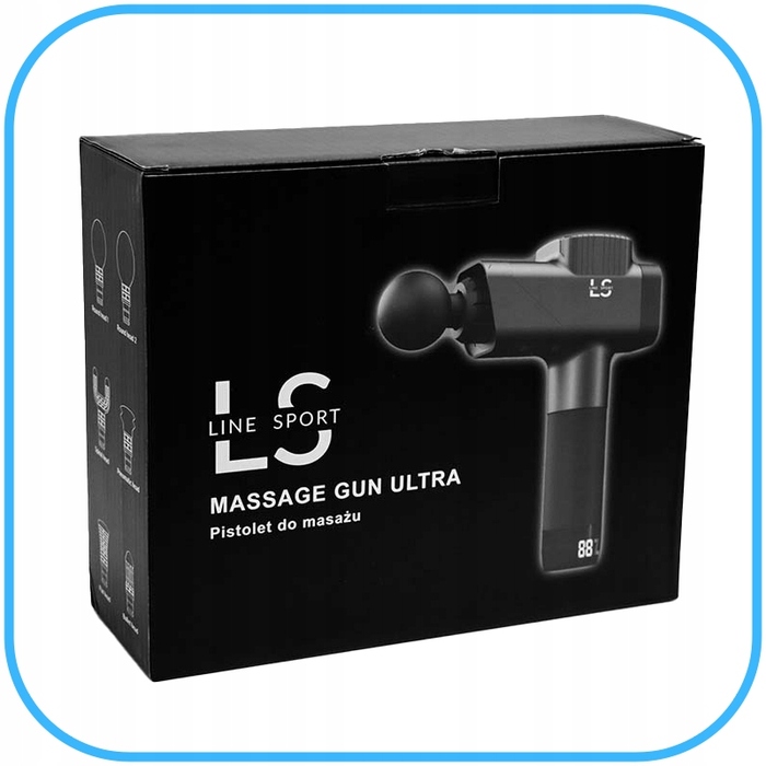 Ручний вібраційний масажер | Перкусійний масажний пістолет Massage Gun Ultra Line Sport