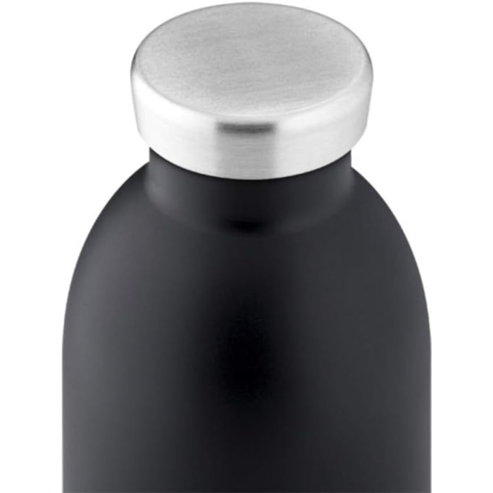 Термобутилка 24Bottles Clima 0,85 л, чорна Smoking, сталева