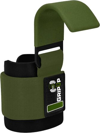 Набори для фітнесу та силових тренувань (пара), захист зап'ястя з гумовим покриттям, 8 мм, для важкої атлетики, пауерліфтингу, підтягувань та бодібілдингу (зелений)