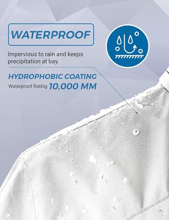 Чоловіча гірськолижна куртка Wantdo з флісовою підкладкою, водонепроникна та дихаюча, для активного відпочинку, з капюшоном, вітрозахисна, розмір XXL