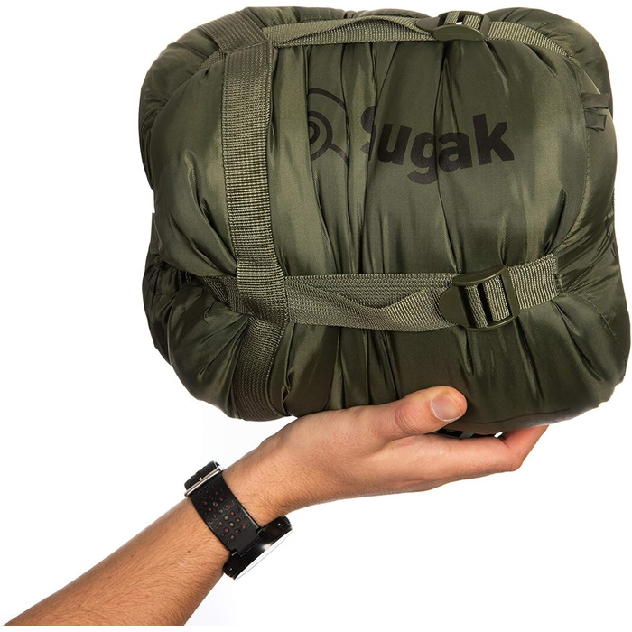 Сумка спальна Snugpak Basecamp Mumienform Left Side Zip оливковий колір (2023)