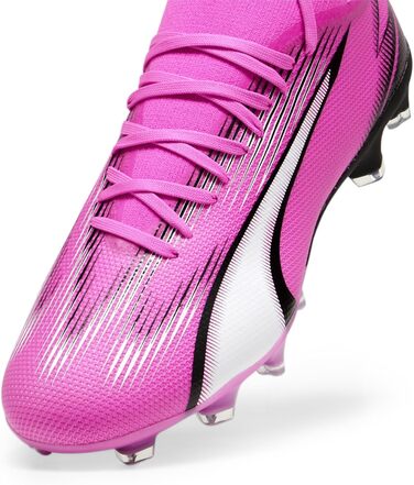Кросівки футбольні PUMA Ultra Match Fg/Ag, 43 EU, рожевий/білий/чорний