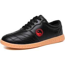 Чорні боксерські та тренувальні кросівки для тай-чі, унісекс, з м'якої шкіри, з підошвою Oxford, зручні, дихаючі, зносостійкі