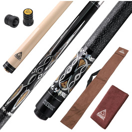 CUESOUL Більярдний кий 58 дюймів, 21oz, 13 мм, з Irish Wrap, у комплекті сумка PC011