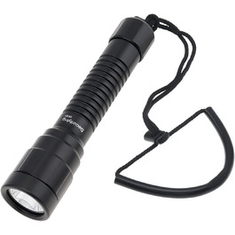 SecurityIng DF01 Дайверська лампа для дайвінгу, 1500 люмен, поворотна головка, для підводного плавання, глибина до 150 м, IP68, водонепроникна