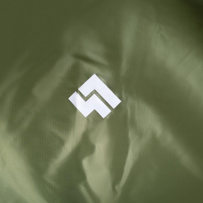 Сплячий мішок Alpinus Ultralight Pro 1000 для дорослих, 215 x 80 см, зелений, двошарова ізоляція, компресійний чохол