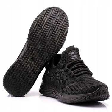 Жіноче спортивне взуття Adidas на шнурівці, легке, чорне, News 3634, р. 37