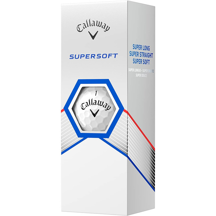 Гольф-м'ячі Callaway Supersoft 2023 білі