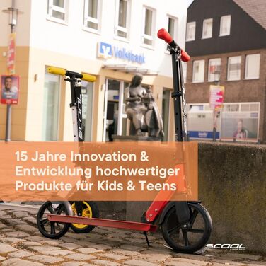 S'COOL Скутер для трюків – Флакс, для дітей та підлітків, від 6 років, кольоровий