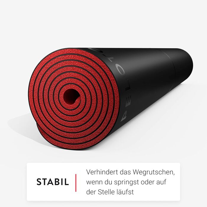 Килимок для йоги Peloton Black: фітнес, тренування, нековзкий, легко мити