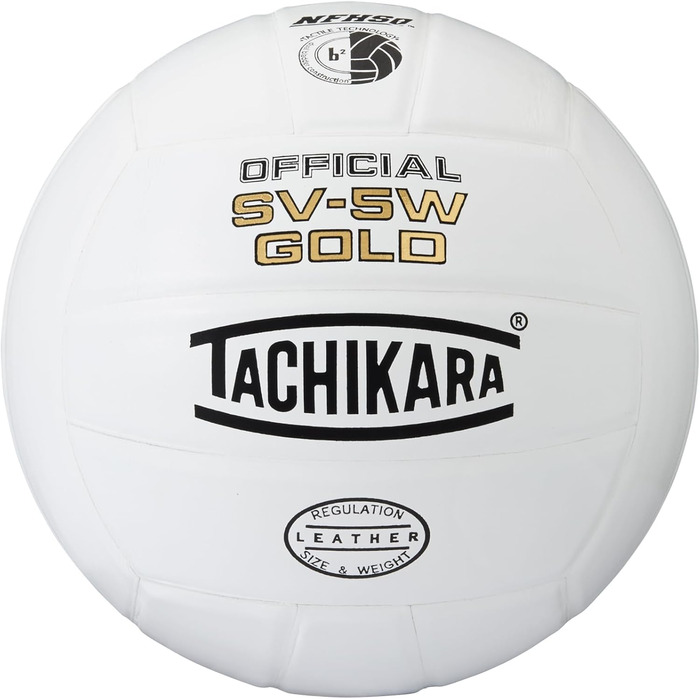 Преміум волейбольний м'яч Tachikara SV5W Gold зі шкіри для змагань