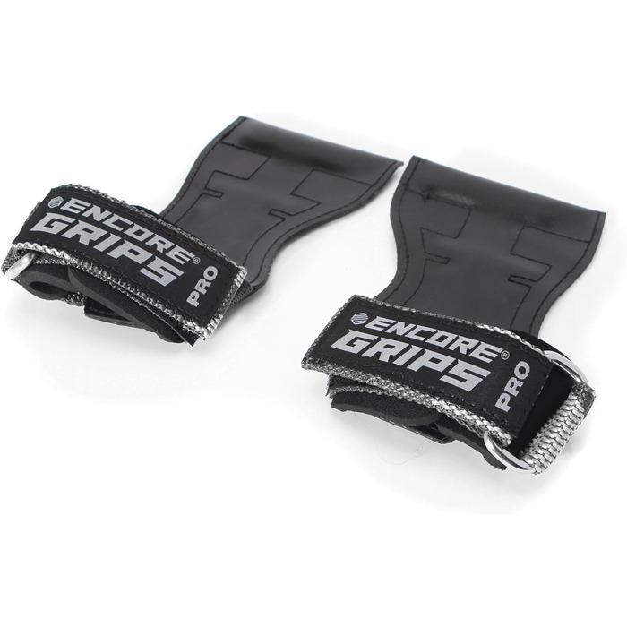 Лямки для силових тренувань та бодібілдингу Grip Pads з технологією обмотки та підтримкою долоні, сірий камуфляж (розмір S)