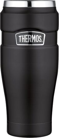 Термос ізольована пляшка Thermos Tumbler King матовий чорний 0.47 л