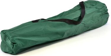 Туристичний стул Divero: складаний, для риболовлі, з підголовником, зелений (до 130 кг)