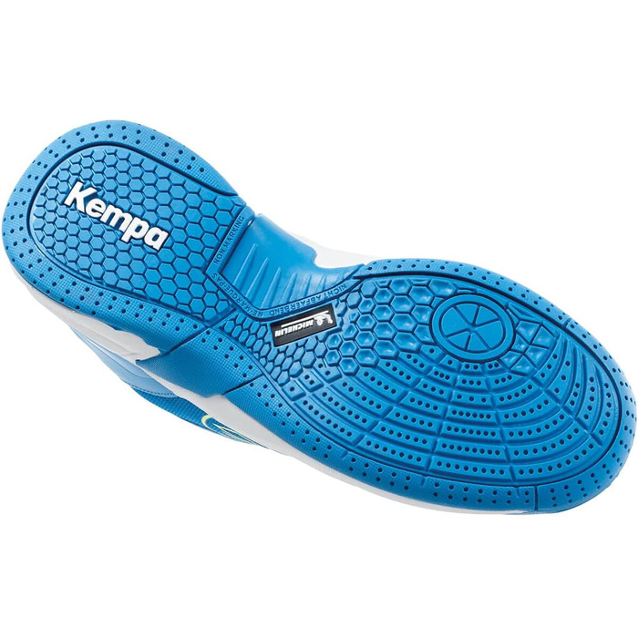 Кросівки для гандболу Kempa Attack Two 2.0 чоловічі, 28 EU, блакитний/жовтий