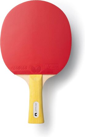 Професійна ракетка для настільного тенісу BUTTERFLY Specialist, чорний/червоний, ITTF, для змагань