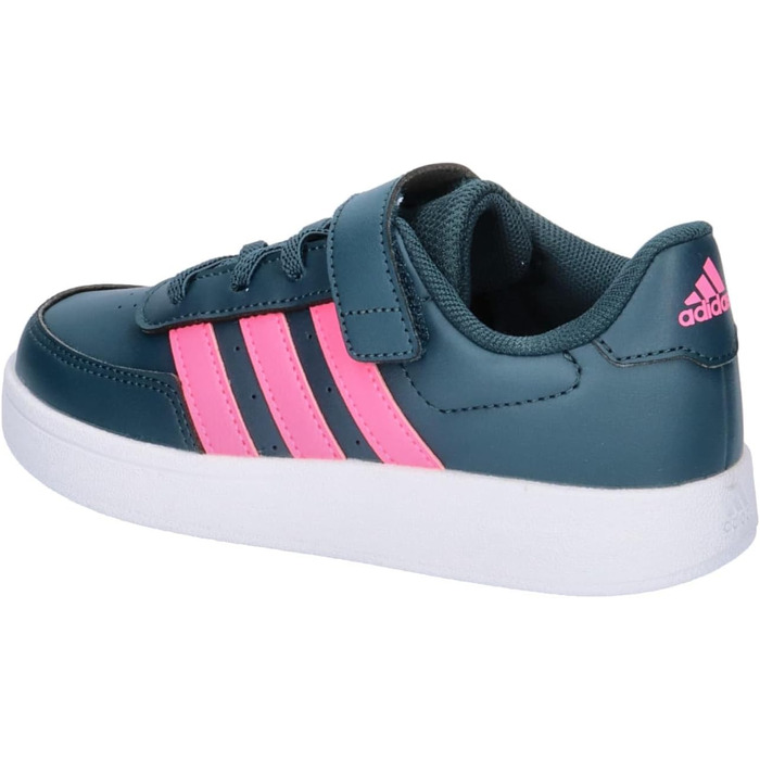 Кросівки adidas Breaknet Lifestyle Court для дітей та дорослих, білі, рожеві, чорні (36 2/3 EU)