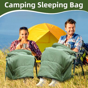 Легкий літній спальний мішок, 680г, 190 x 75 см, компактний, для кемпінгу