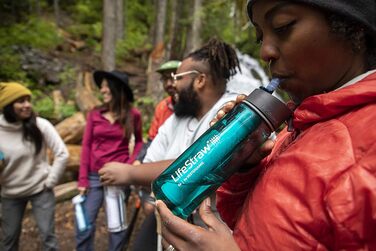 Фільтрована пляшка LifeStraw Go 650 мл, темно-бірюзова, фільтр для води