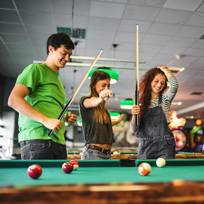 Дерев'яні кийки для більярду VANLAN: короткі, для дітей, 13 мм, 2 шт. в наборі (36 шт.)