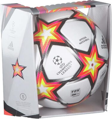Футбольний м’яч adidas UCL Pro PS, унісекс, білий/червоний/чорний, розмір 5, офіційний матчевий