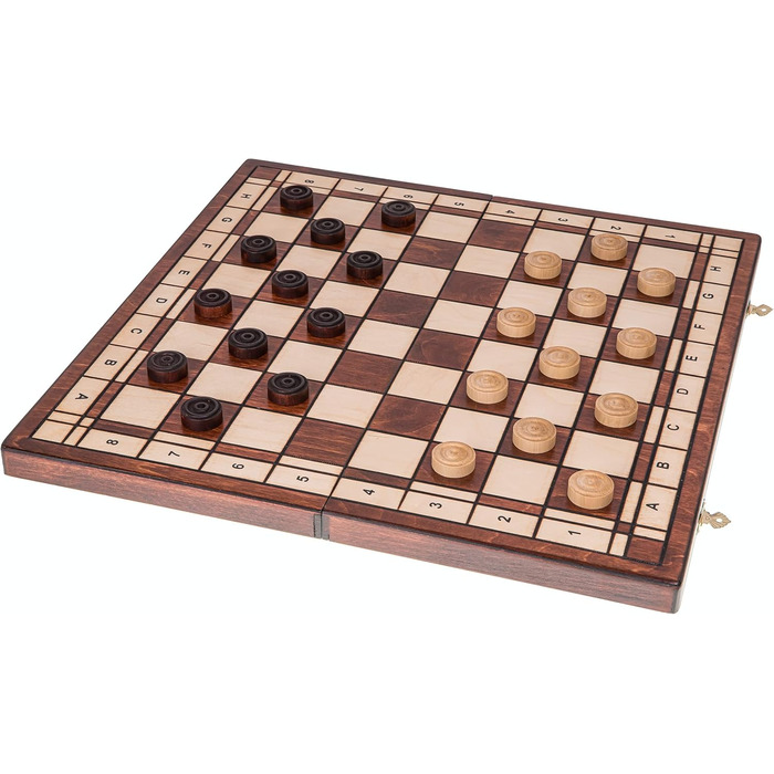 Настільна гра 3 в 1 Square Senator: шахи, нарди, шашки, 42x42 см