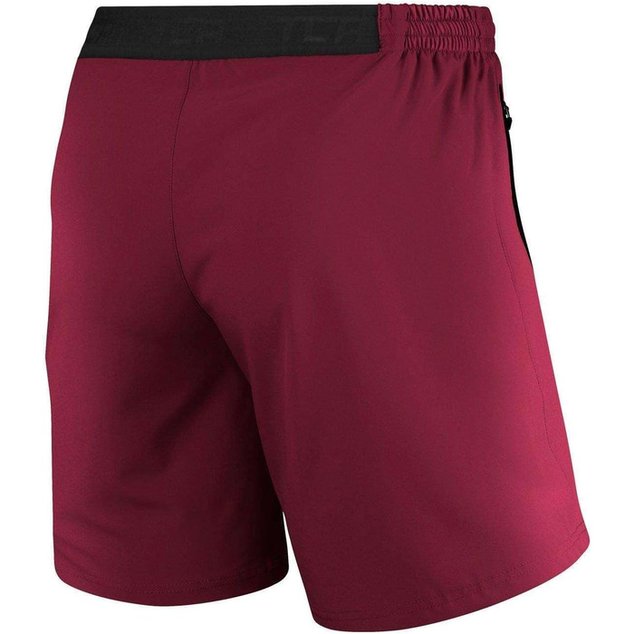 Шорти спортивні чоловічі короткі TCA - чоловічі шорти для занять спортом з кишенями на блискавці, червоні