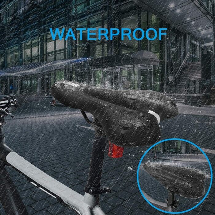 Велосипедне сідло з гелевою вставкою, ергономічне, амортизоване, дихаюче, для BMX/шосе/MTB (Блакитне)