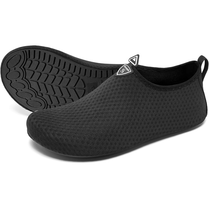 Чоботи для плавання та відпочинку на пляжі - чорні, 37 EU (для жінок та чоловіків)