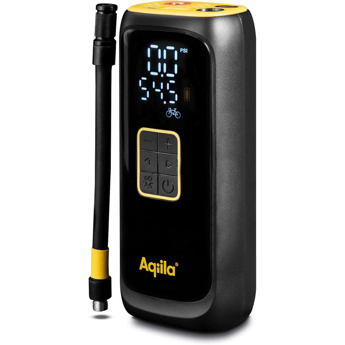 Aqiila Airbird C4 – портативний повітряний насос і високопродуктивний компресор із вбудованим акумулятором 4000 мА·год, LED-підсвіткою, швидким монтажем та автоматичним відключенням для точного та легкого накачування